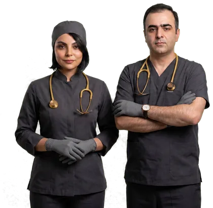 دکتر مصطفی هواسی و دکتر شادی غفوری